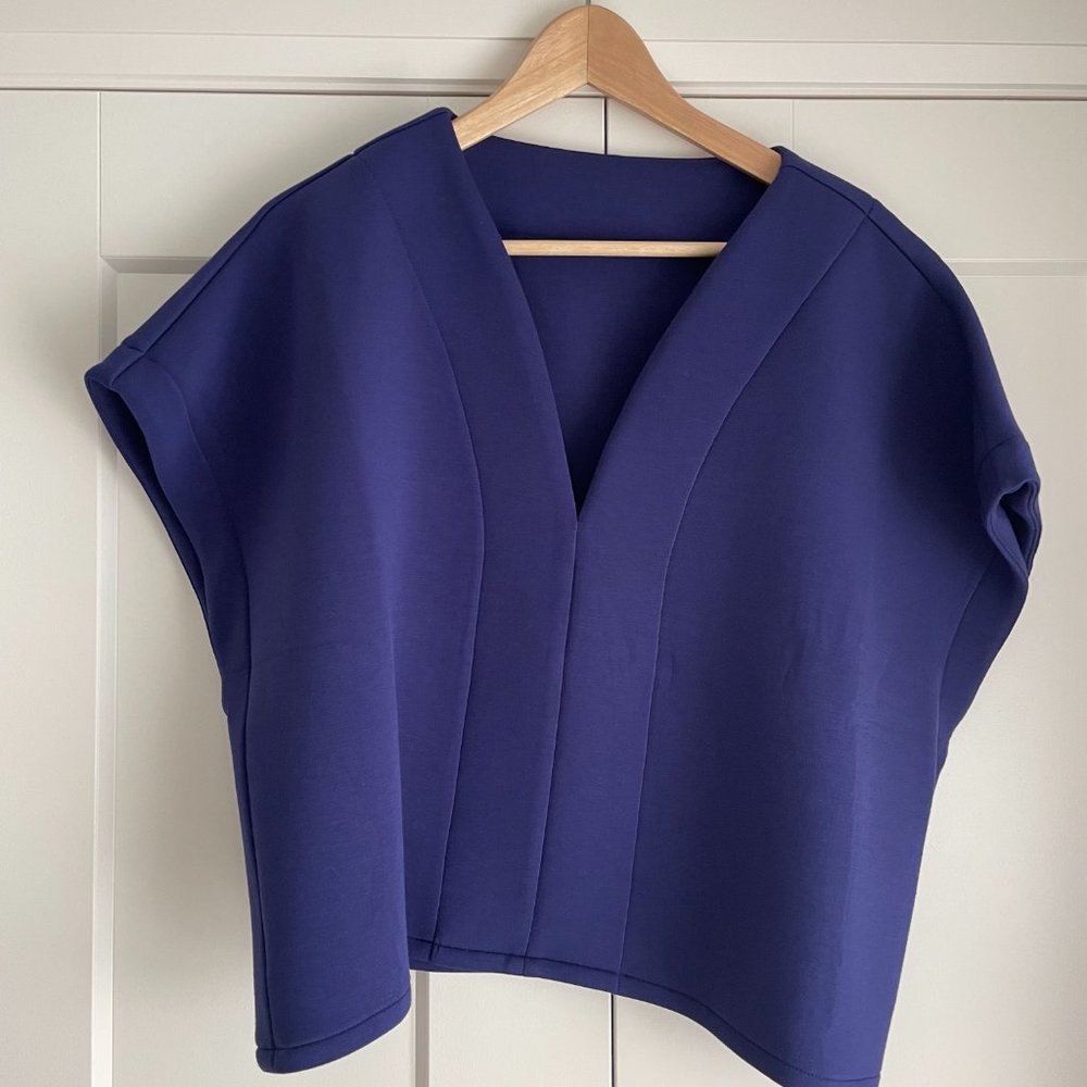 LEZÉ THE LABEL - XL Ayla reversible top in Indigo